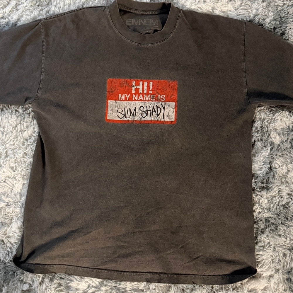 The slim shady lp 25th anniversary commemorative tshirt - very rare